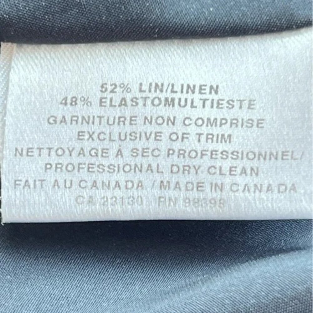 Judith & Charles Linen Blend Color Block Dress - image 5